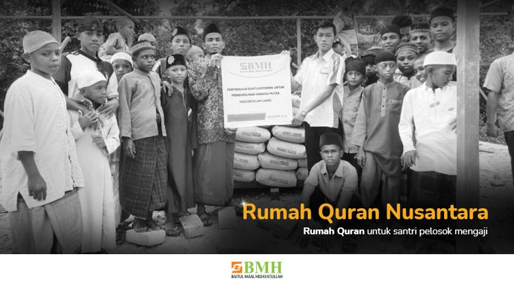 Gambar banner Bangun Rumah Quran Pelosok Nusantara