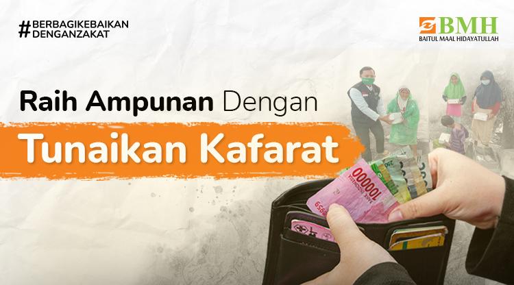 Banner program Raih Ampunan dengan Tunaikan Kafarat