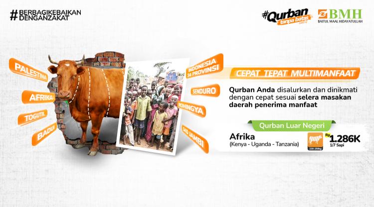 Banner program Qurban Sapi Kolektif Afrika
