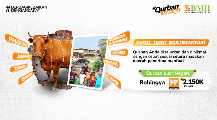 Gambar banner Qurban Sapi Kolektif Rohingya 2022 Gambar banner Qurban Sapi Kolektif Rohingya 2022