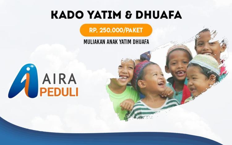 Gambar banner Kado Santunan Anak Yatim dan Dhuafa Gambar banner Kado Santunan Anak Yatim dan Dhuafa