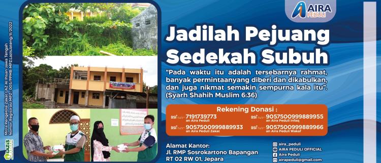 Gambar banner Kencleng Subuh, Rutinkan sedekah subuh, agar di doakan malaikat bisa mulai mulai Rp 5000 Gambar banner Kencleng Subuh, Rutinkan sedekah subuh, agar di doakan malaikat bisa mulai mulai Rp 5000