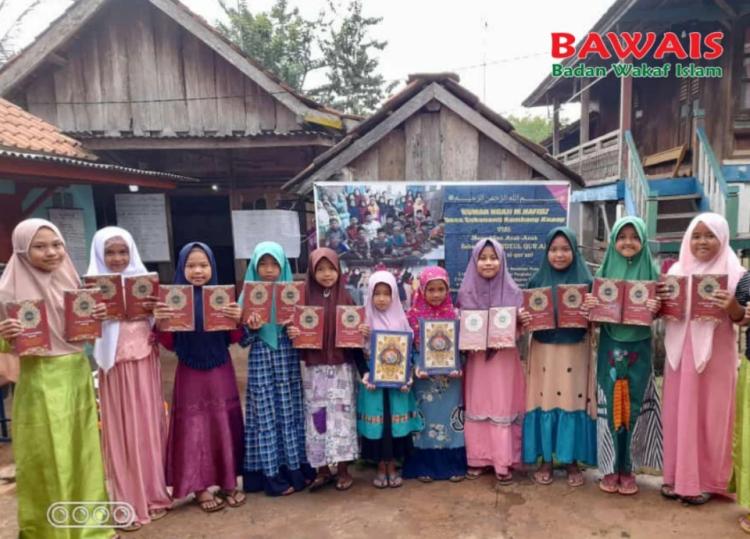 Banner program MARI SEGERAKAN NIAT BAIK SAHABAT UNTUK SANTRI YATIM DI PELOSOK HINGGA PEDALAMAN