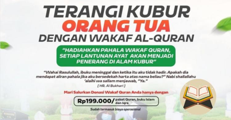 Gambar banner Terangi Kubur Orang Tua Kita Dengan Wakaf Al-Quran Gambar banner Terangi Kubur Orang Tua Kita Dengan Wakaf Al-Quran