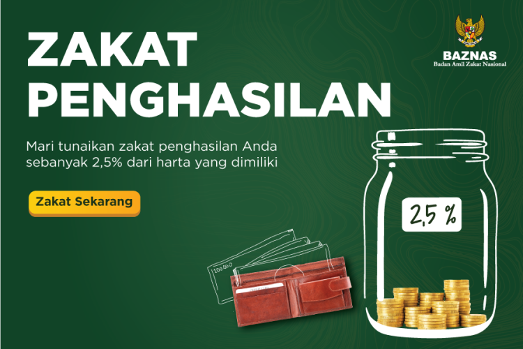Banner program Zakat Penghasilan