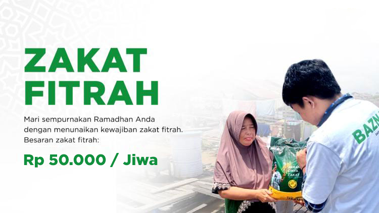Banner program Zakat Fitrah