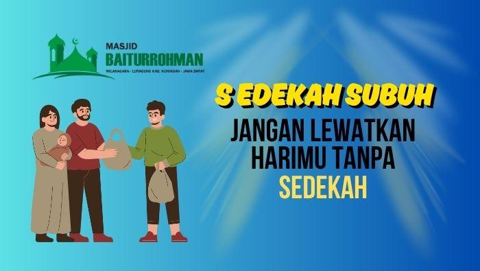 Banner program Ayuk Sedekah Subuh Mulai Hari Ini