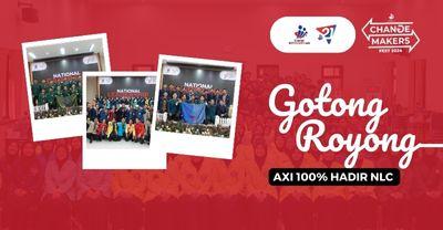 Gambar banner Gotong Royong AXI Berangkat NLC