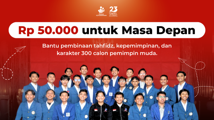 Banner program Liburan Berarti, 50 Ribu Ambil Peran