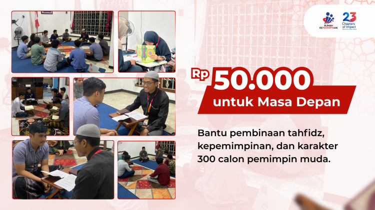 Banner program Liburan Berarti, 50 Ribu Ambil Peran