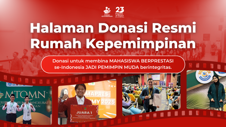 Banner program Halaman Donasi Resmi Rumah Kepemimpinan