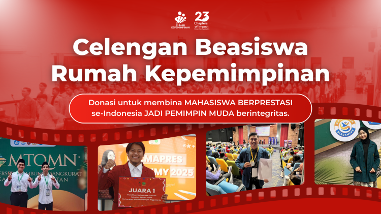 Banner program Donasi untuk Membina 272 Pemimpin Muda