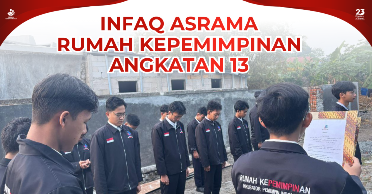 Banner program Infak Fasilitas Asrama Rumah Kepemimpinan