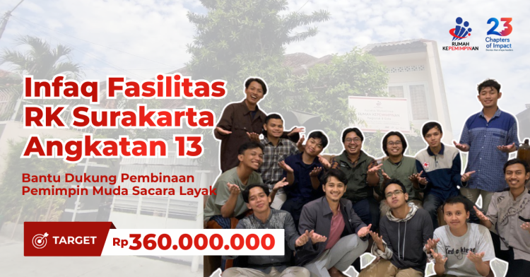 Banner program Infaq Asrama RK Surakarta Angkatan 13