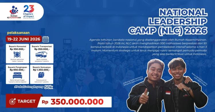 Gambar banner Gotong Royong Sukseskan NLC 2026