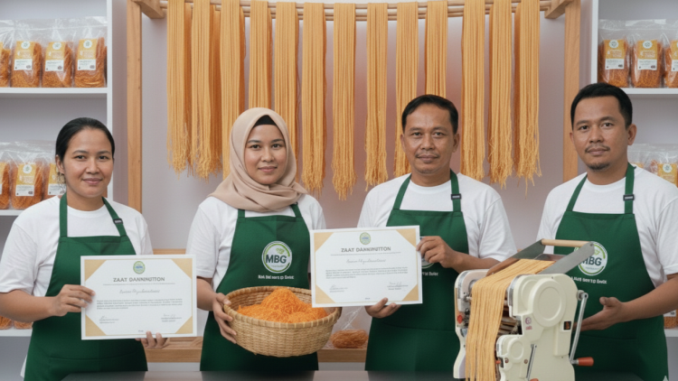 Banner program BOGOR - Zakat untuk Industri Rumah Tangga Produsen Mie Wortel