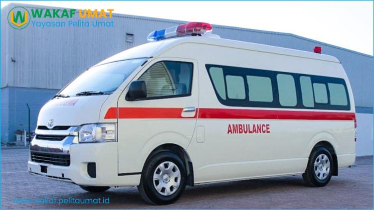 Banner program Wakaf Mobil Ambulans