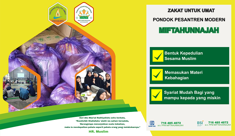 Banner program Zakat Untuk Umat