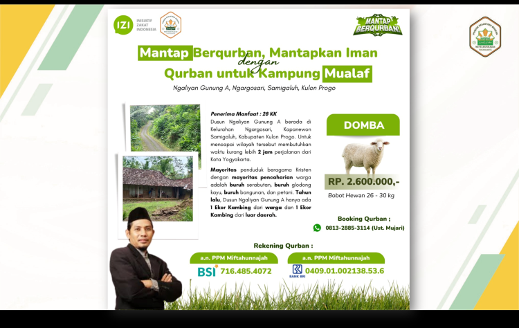 Gambar banner Mantap Qurban di Kampung Mualaf Gambar banner Mantap Qurban di Kampung Mualaf