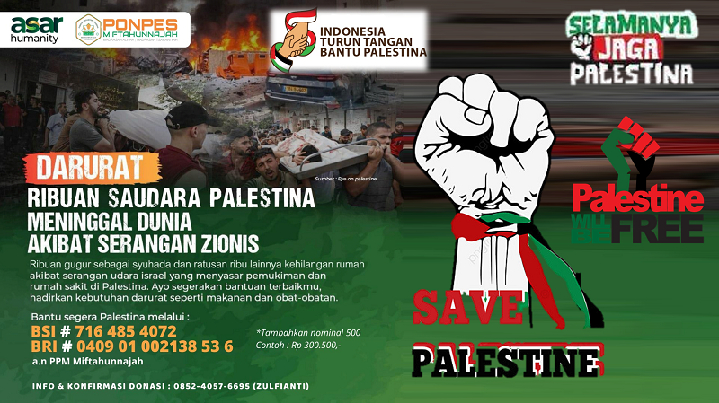 Gambar banner Peduli Palestina