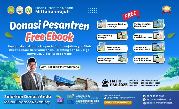 Banner program Donasi Pesantren Free Ebook