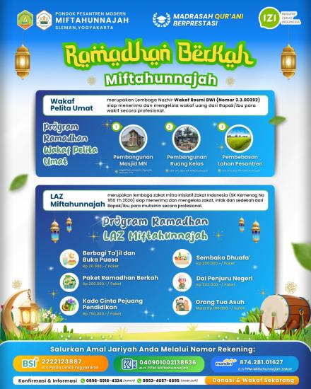 Banner program Program Ramadhan Berkah Miftahunnajah