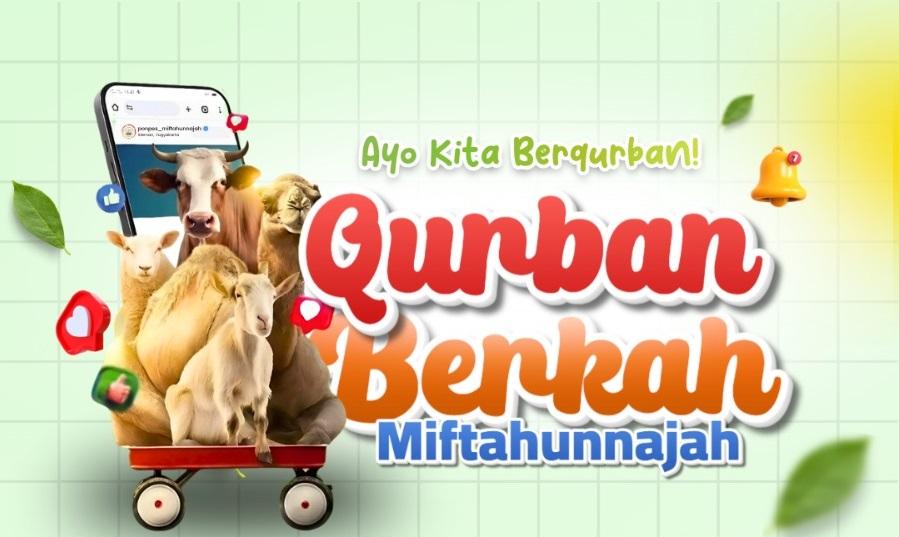 Banner program Qurban Berkah Miftahunnajah 