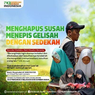 Gambar banner MARI SEGERAKAN NIAT BAIK SAHABAT UNTUK SEDEKAH JUMAT DENGAN WAKAF AL-QURAN Gambar banner MARI SEGERAKAN NIAT BAIK SAHABAT UNTUK SEDEKAH JUMAT DENGAN WAKAF AL-QURAN