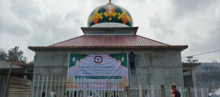 Gambar banner WAKAF PEMBANGUNAN MASJID ANNUR KOMALA