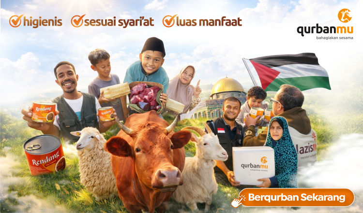 Banner program Qurbanmu Bahagiakan Sesama