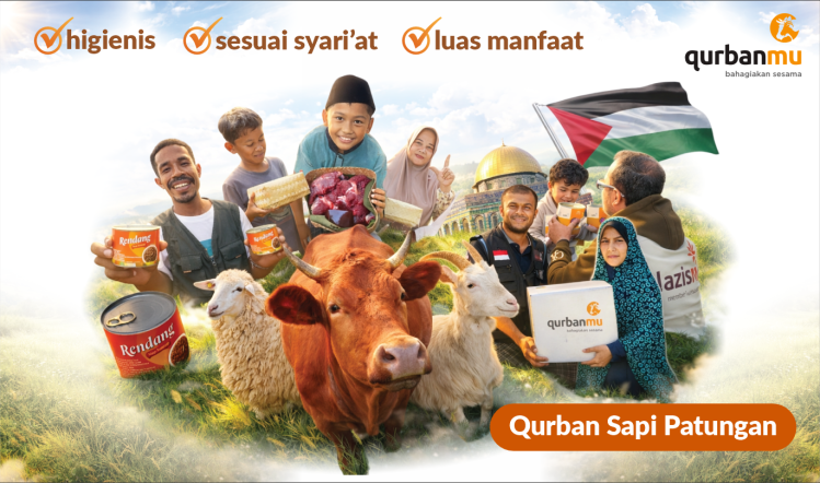 Banner program Qurbanmu Sapi Patungan