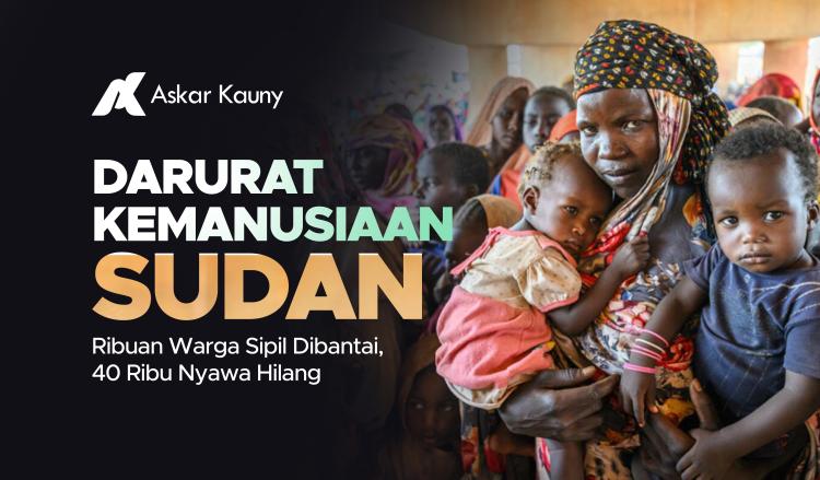 Banner program Bantuan Darurat Sudan