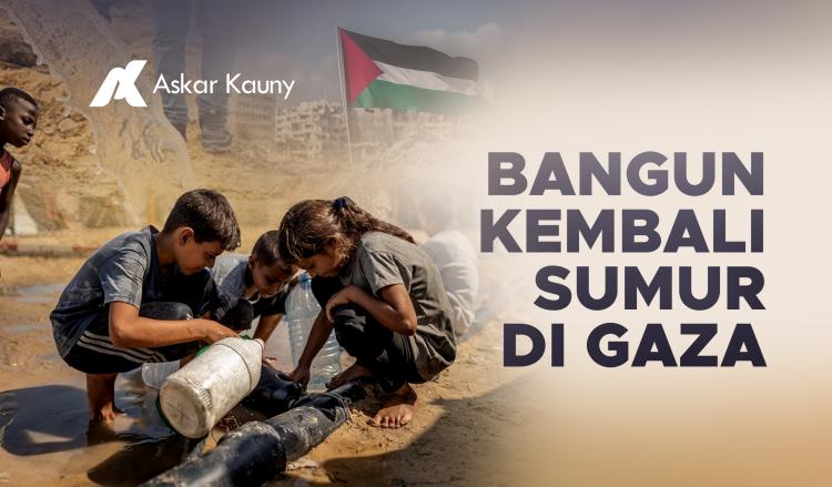 Banner program Sumur Palestina