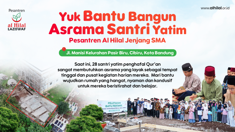 Gambar banner Yuk Bantu Bangun Asrama Santri Yatim