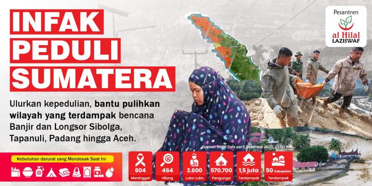Gambar banner Darurat Kemanusiaan Sumatera Uluran Tanganmu Adalah Nafas Mereka.