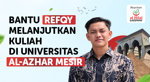 Gambar banner Wujudkan Impian Santri Yatim Binaan Al Hilal Kuliah di Mesir