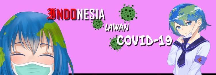 Gambar banner Indonesia Bahu Membahu Lawan Corona