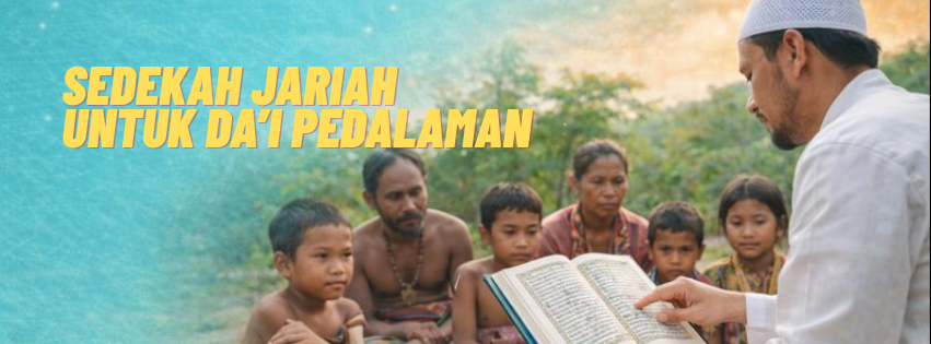 Banner program PEDULI DAKWAH PEDALAMAN