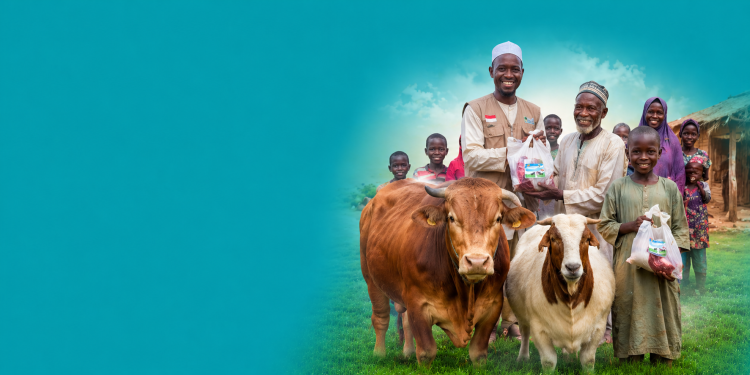 Banner program QURBAN BERKAH UNTUK PESANTREN DAN MASYARAKAT PEDALAMAN