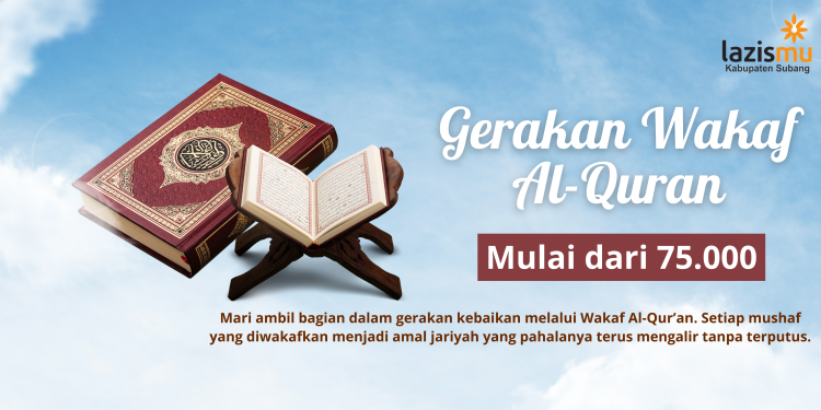Gambar banner Wakaf Al-Quran, Investasi Surga yang Tak Pernah Padam