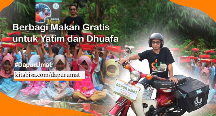 Gambar banner DAPURUMAT MAKAN GRATIS TUK YATIM  DUAFA