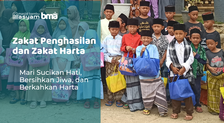 Banner program Berkah Harta dengan Zakat Penghasilan dan Zakat Harta