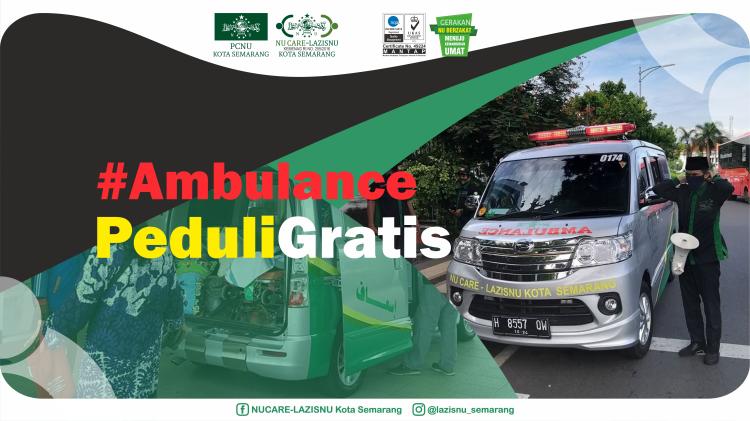 Gambar banner AMBULANCE GRATIS ke Seluruh Pelosok Kota Semarang