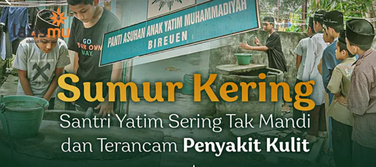 Gambar banner Pahala Jariyah Wakaf Sumur tuk Santri Yatim Aceh