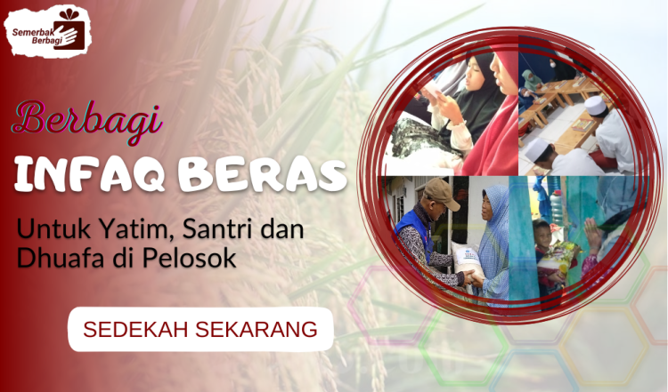 Gambar banner Berbagi INFAQ BERAS Gambar banner Berbagi INFAQ BERAS