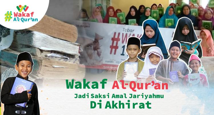 Gambar banner Wakaf 1 Juta Al-Quran Gambar banner Wakaf 1 Juta Al-Quran