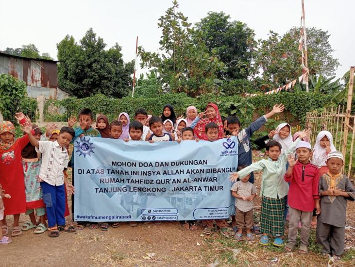 Gambar banner Wakaf Bangun Rumah Tahfidz Quran Muhammadiyah Tanjung Lengkong Jakarta Timur