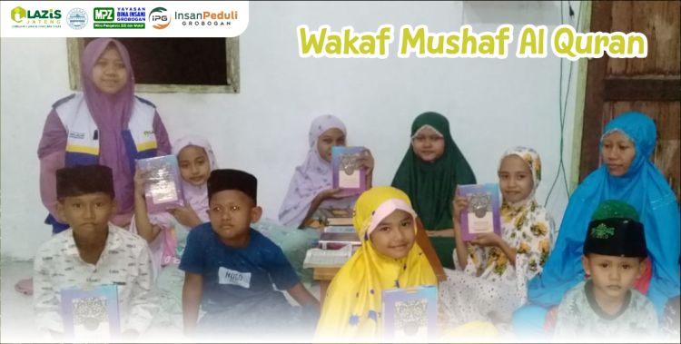 Banner program Sedekah Muhsaf Al Quran