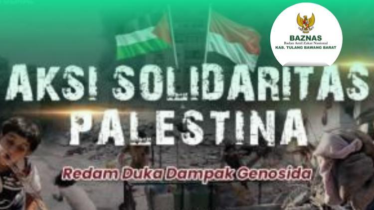 Banner program Bantu Warga Palestina