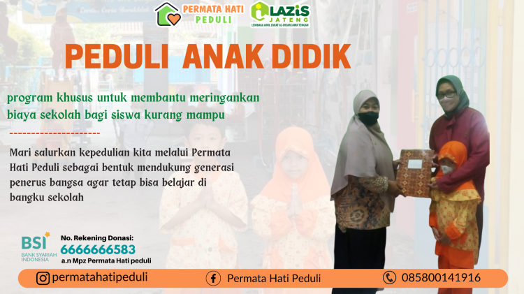 Gambar banner Peduli Anak Didik Gambar banner Peduli Anak Didik